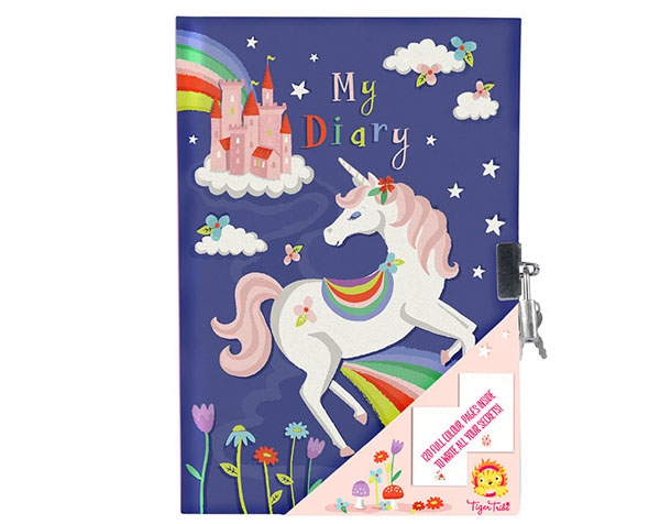 My Diary Unicorn Rainbows (12 pc) de Tiger Tribe 