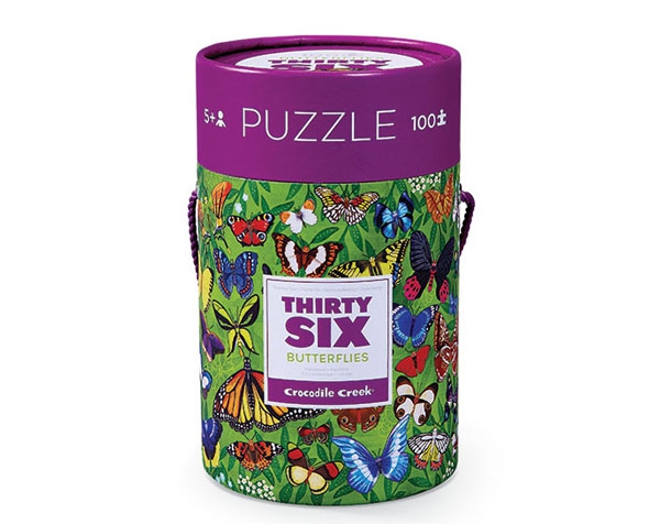 Puzzle 100 pc 36 Butterflies de Crocodile Creek