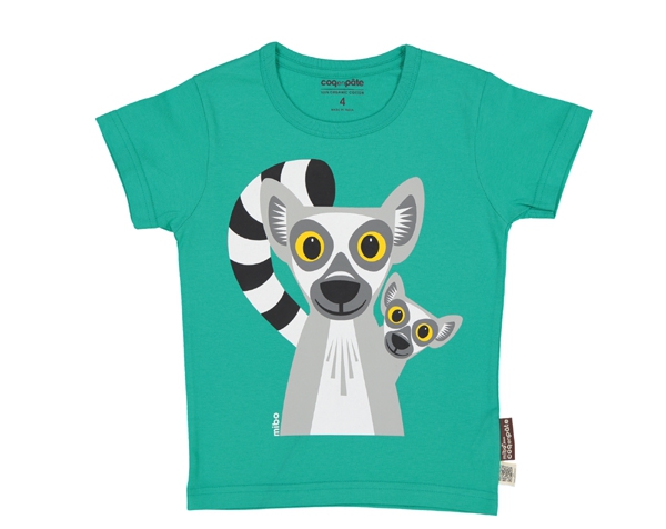 Lemur Green T-Shirt 2 de Coq en Pâte Permanente y Accesorios