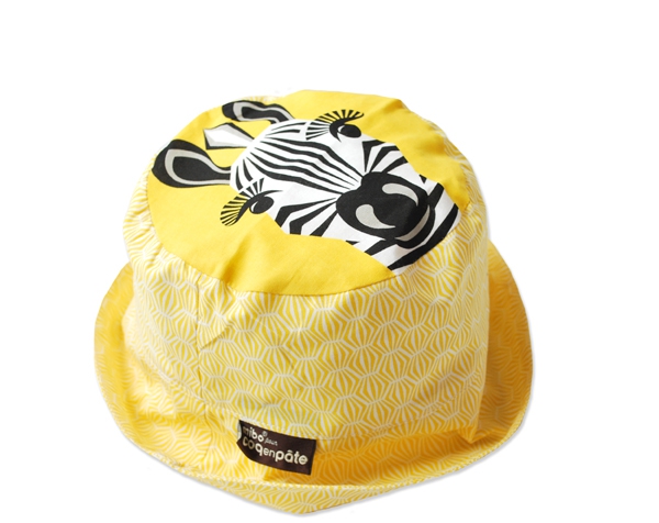 Zebra Yellow sun hat T-S de Coq en Pâte Permanente y Accesorios