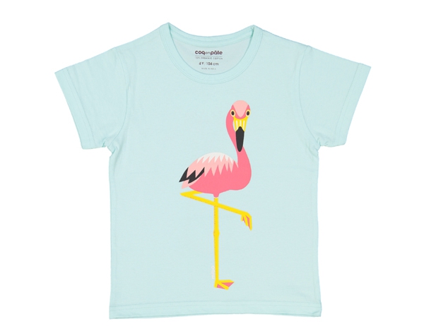 Flamingo Light BlueT-Shirt 1 de Coq en Pâte Permanente y Accesorios