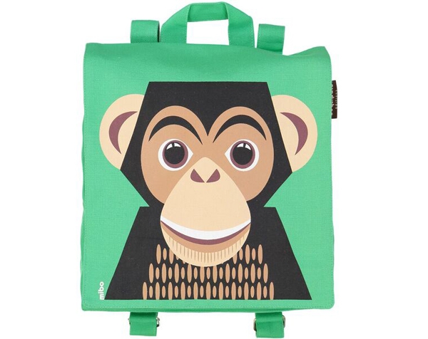Chimpanze Green Backpack de Coq en Pâte Permanente y Accesorios