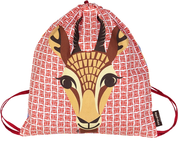 Gazelle Red Rucksack de Coq en Pâte Permanente y Accesorios