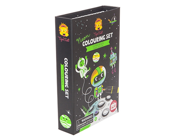 Neon Colouring Sets Outer Space de Tiger Tribe 