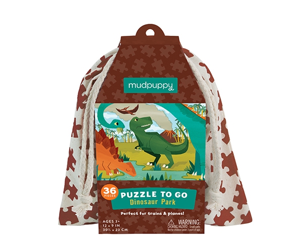 Puzzle To Go/Dinosaur Park de Mudpuppy