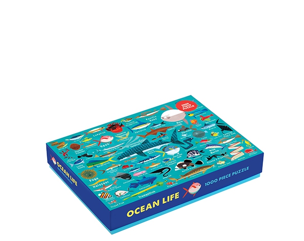 1000 PC Puzzle/Ocean Life de Mudpuppy