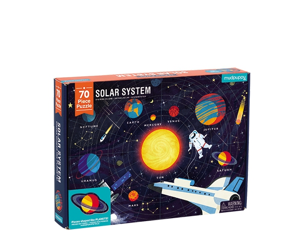 70 PC Geography Puzzle/Solar System  de Mudpuppy