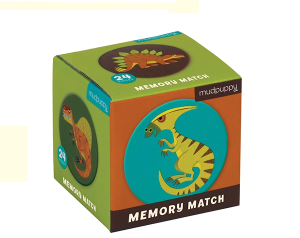 Mini Memory Game/Mighty Dinosaurs de Mudpuppy
