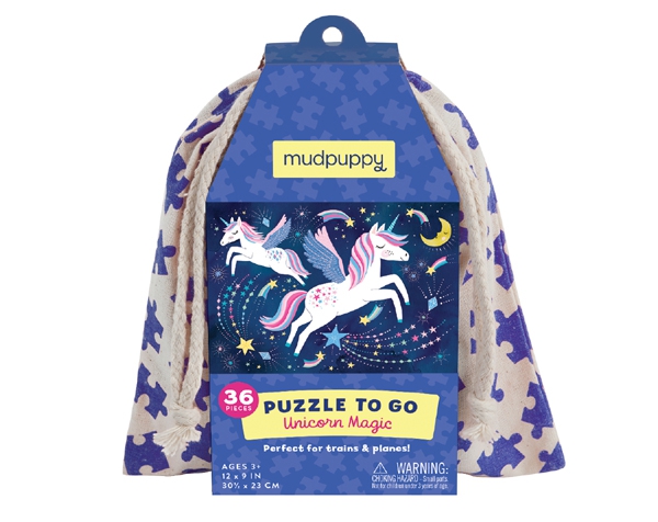 Puzzle To Go Unicorn Magic  de Mudpuppy
