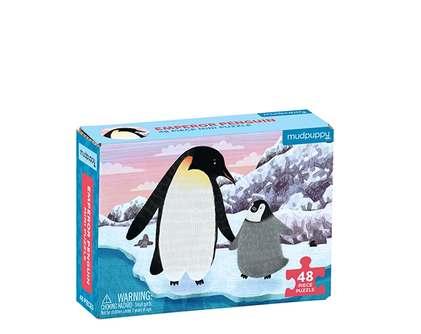 Mini Puzzle Emperor Penguin 48 pc de Mudpuppy