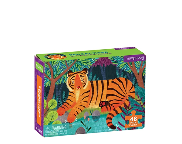 Mini Puzzle Bengal Tiger 48 pc de Mudpuppy