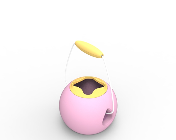 Mini Ballo Sweet Pink Yellow Stone de Quut Beach Toys