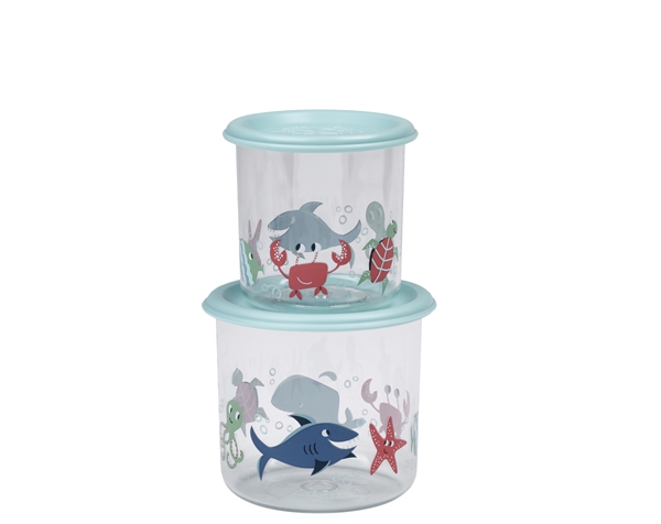 Ocean Good Lunch Snack Containers Large (Set of 2) de Sugarbooger