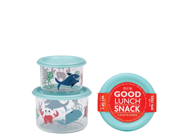 Ocean Good Lunch Snack Containers Large (Set of 2) de Sugarbooger