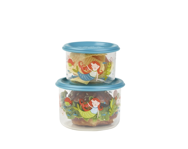 Isla The Mermaid Good Lunch Snack Containers (Set of 2) de Sugarbooger