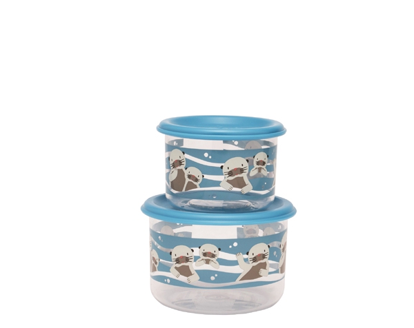 Baby Otter Good Lunch Snack Containers (Set of 2) de Sugarbooger