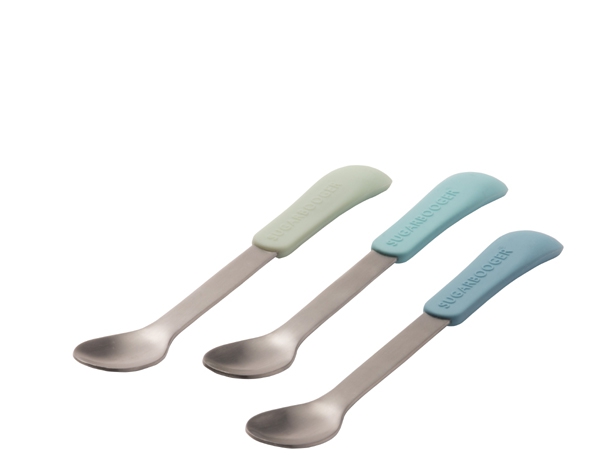 Lil Bitty Spoon Set of 3 Baby Blue de Sugarbooger