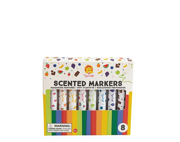 Small&Fun Scented Markers (12 pcs) de Tiger Tribe 