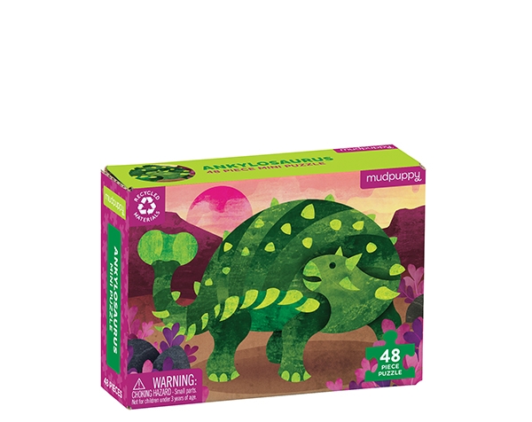 Mini Puzzle Ankylosaurus 48 pc de Mudpuppy