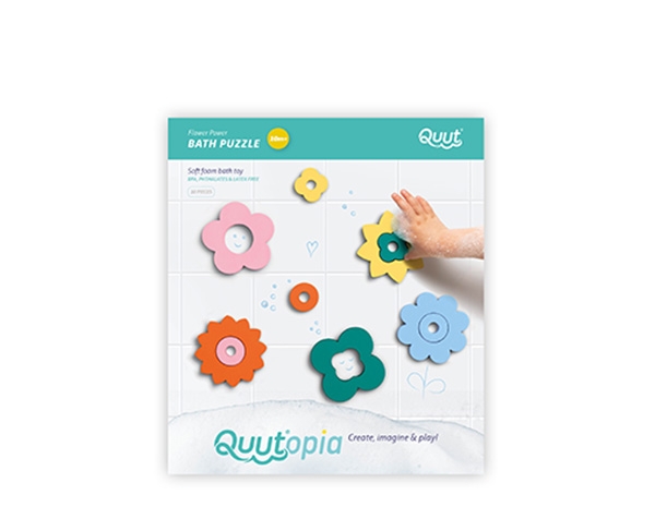 Flower Power bath puzzle de Quut Bath Toys