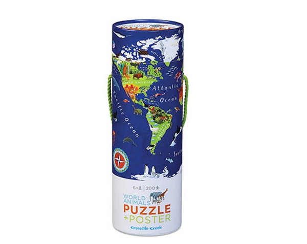 Puzzle Poster 200 pc. World de Crocodile Creek