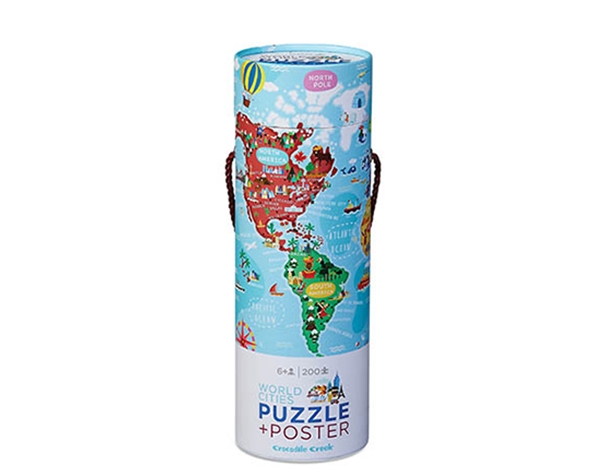 Puzzle Poster 200 p World Cities  de Crocodile Creek