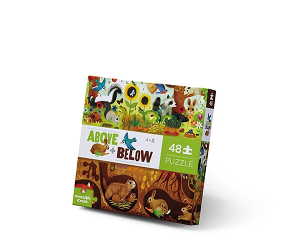 Puzzle Above & Below Backyard 48 pc de Crocodile Creek