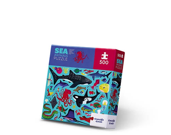 Boxed Sea Animals 500 pc de Crocodile Creek