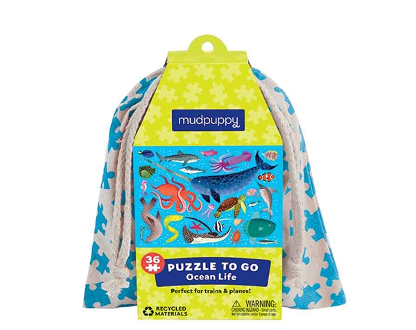 Puzzle To Go/Ocean Life de Mudpuppy