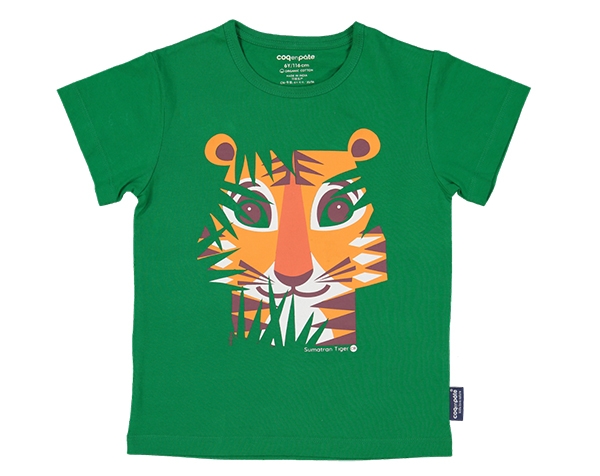 LC Tiger Green T-Shirt 2 de Coq en Pâte Permanente y Accesorios