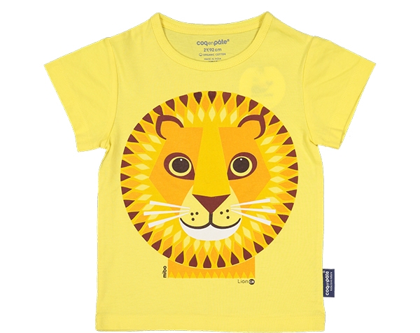 LC Lion Yellow T-shirt 2 de Coq en Pâte Permanente y Accesorios