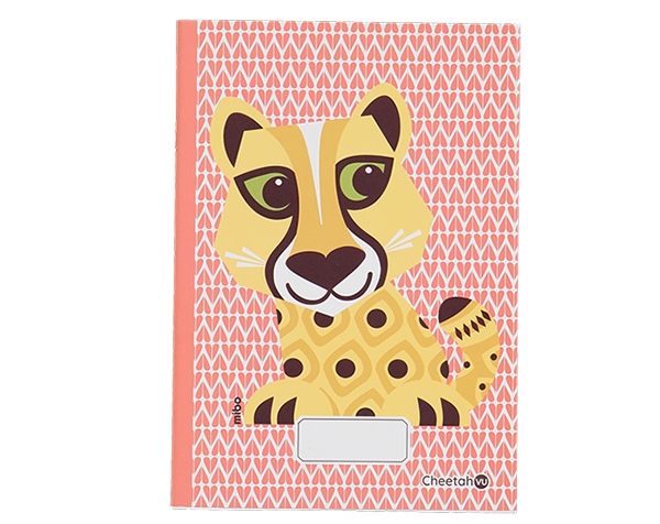 LC Cheetah red notebook de Coq en Pâte Permanente y Accesorios