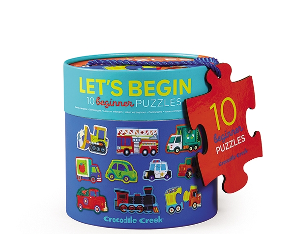 Puzzle 2 pc. Let´s begin vehicles de Crocodile Creek