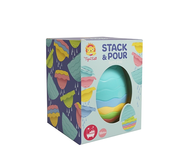 Stack & Pour Bath egg de Tiger Tribe 