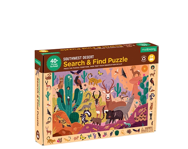 Search & Find Puzzle/Desert de Mudpuppy