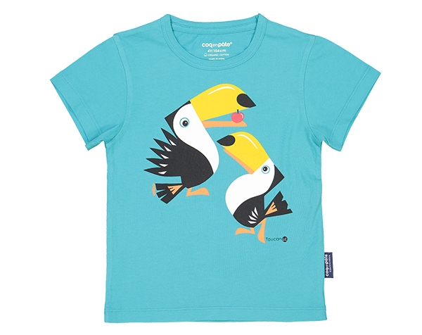 LIITA Toucan Blue T-Shirt 2 de Coq en Pâte Permanente y Accesorios