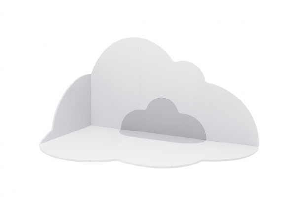 Playmat Head in the clouds pearl grey L de Quut Skippy and Playmat
