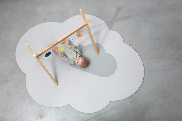 Playmat Head in the clouds pearl grey L de Quut