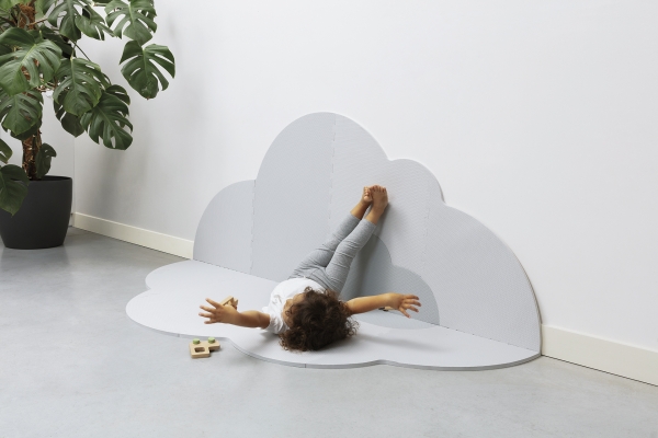 Playmat Head in the clouds pearl grey L de Quut