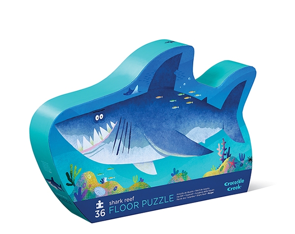 Puzzle Shaped Shark Reef 36 pcs de Crocodile Creek