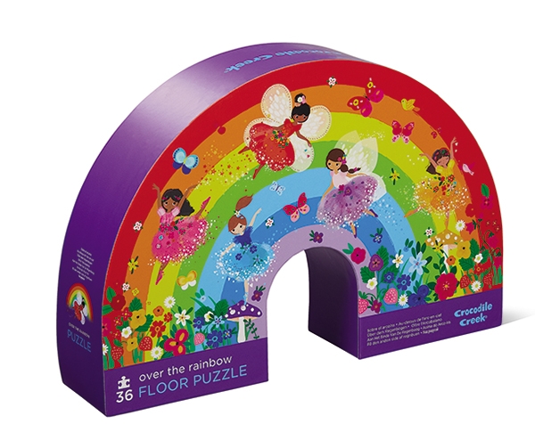 Puzzle Shaped Over the Rainbow 36 pcs de Crocodile Creek