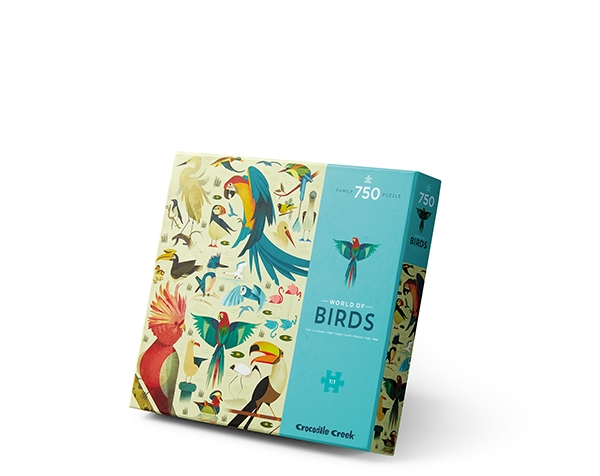 Boxed World of Birds 750 pc de Crocodile Creek