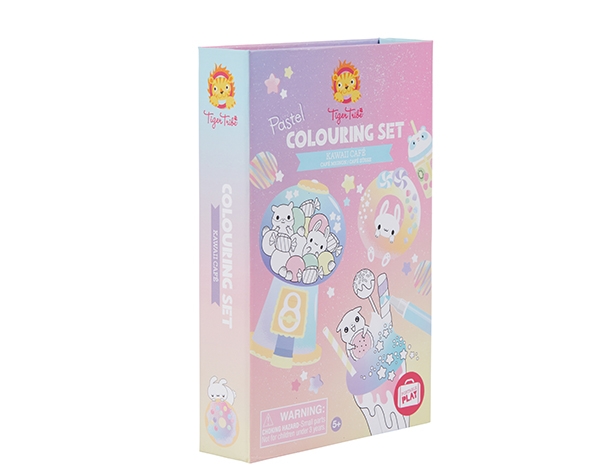 Pastel Colouring Set Kawaii Cafe de Tiger Tribe 