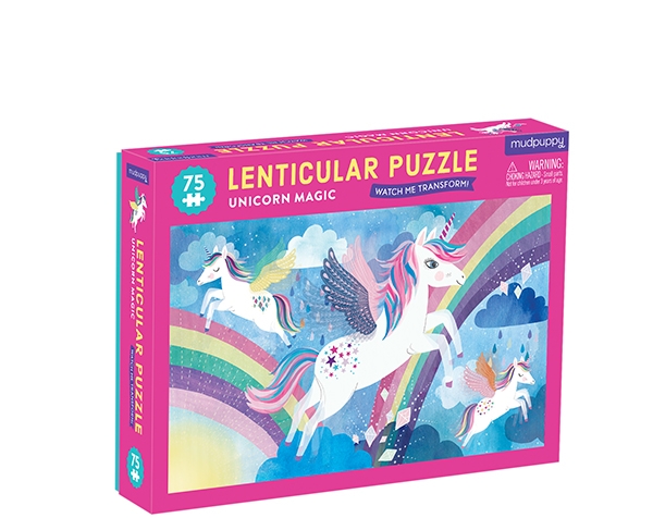 75 Piece Lenticular Unicorn Magic de Mudpuppy