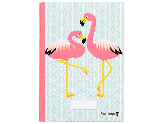 LIITA Flamingo Pink Notebook de Coq en Pâte Permanente y Accesorios