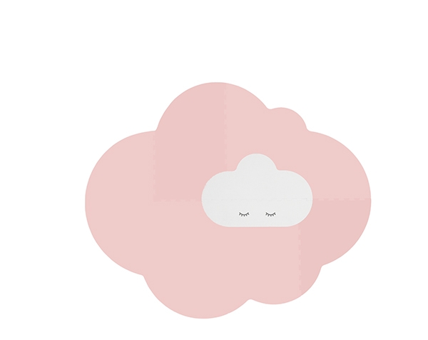 Playmat  Head in the clouds  Blush Rose L de Quut