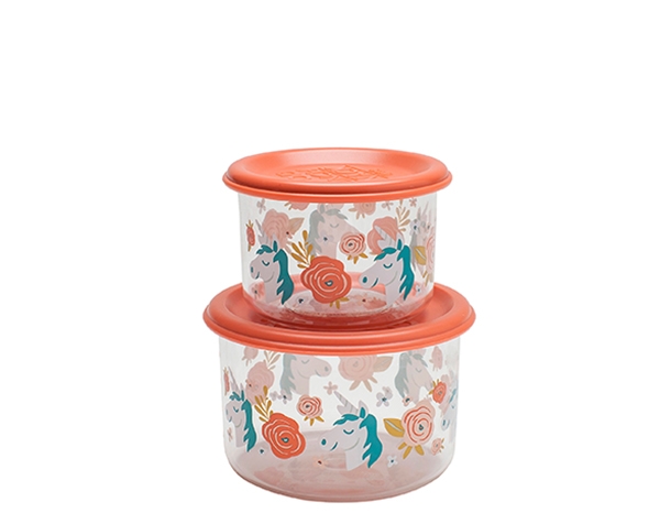 Unicorn Good Lunch Snack Containers (Set of 2) de Sugarbooger