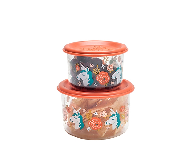 Unicorn Good Lunch Snack Containers (Set of 2) de Sugarbooger