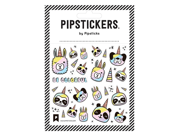 Sticker 10,2 x 10,2 cm Be Colorful de Pipsticks