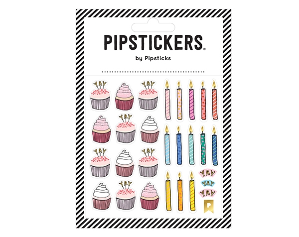 Sticker 10,2 x 10,2 cm Party Cupcakes de Pipsticks